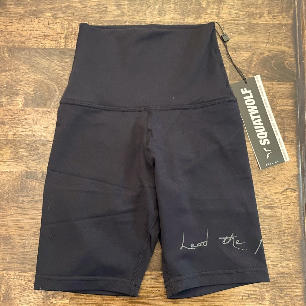 NWT XS Squat Wolf Biker Athletic Shorts